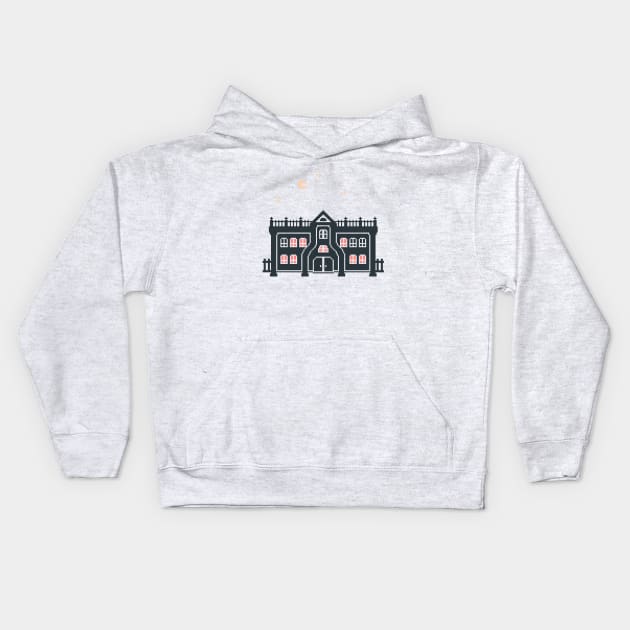 Manster Mansion Kids Hoodie by le_onionboi